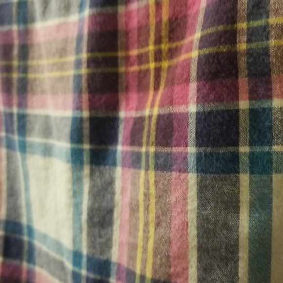 (🏷2/20)Multicolored Plaid L/S Shirt - Picture 3 of 5